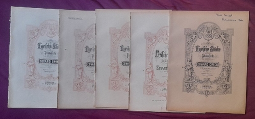 Grieg, Edvard  5 Hefte / 1. Lyrische Stücke für Pianoforte Op. 12. No. 1-8 