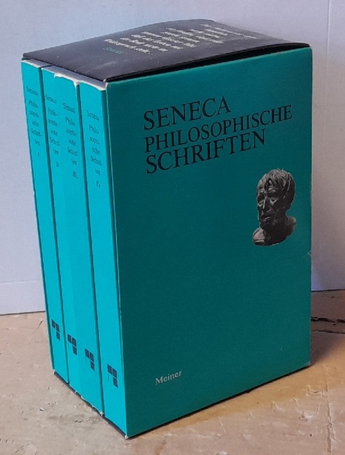 Seneca, L. Annaeus  Philosophische Schriften Band 1-4 (I-IV) (lateinisch-deutsch) 