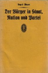 Pieper, August  Der Brger in Staat, Nation und Partei (Gesammelte Vortrge) 