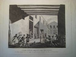 Berthault, (Jean-Gabriel) (?)  Cecile Renaud arrete chez Robespierre le 22 Mai, et jugee le 17 Juin, ou 4 Prairial et 29 du meme mois, An 2e de la Republique (Gravure) 