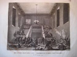 Berthault, (Jean-Gabriel) (?)  Affaire des Poignards dans l`Interieur du Chateau des Tuileries le 28 Fevrier 1791 (Gravure) 