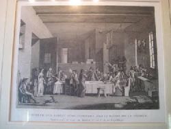 Fragonard, Jean-Honore (1732-1806)  Interieur d`un Comite Revolutionnaire sous le Regime de la Terreur, Annees 1793 et 1794, ou Annees 2e et 3e de la Republique (Gravure) 