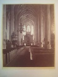 Wilde, F. (Friedrich) photogr.  Görlitz Innenansicht einer Kirche 