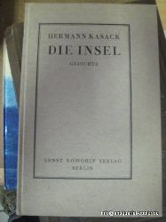 Kasack, Hermann  Die Insel (Gedichte) 