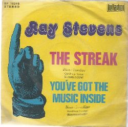 Stevens, Ray  The Streak + You`ve got the music inside (Single 45 UpM) 