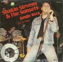 Shakin Stevens & The Sunsets  Jungle Rock + Girl in Red (Single 45 UpM) 