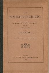 Wiener, Otto  Die Erweiterung unserer Sinne (Akademische Antrittsvorlesung gehalten am 19. Mai 1900) 