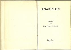 Federn-Kohlhaas, Etta (Übs.)  ANAKREON 