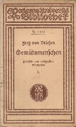 von Briefen, Fritz  Gemtsmenschen (Frhliche und beschauliche Geschichten 1. Band) 