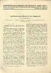 Weigel, R. (Rudolf) G.  Lichttechnische Winke fr den Augenarzt (Vortrag zur Feier des 25jhrigen Bestehens der Universitts-Augenklinik Frankfurt am 30. November 1935) 