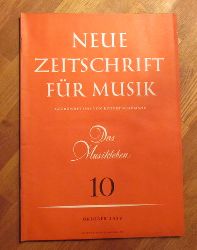 Hartmann, Karl Amadeus und Ernst Thomas  NZ / Neue Zeitschrift fr Musik Nr. 10/1959 