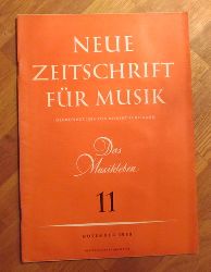 Hartmann, Karl Amadeus und Ernst Thomas  NZ / Neue Zeitschrift fr Musik Nr. 11/1959 