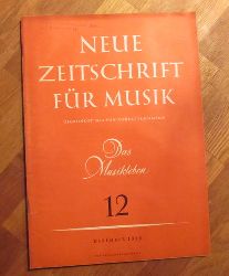 Hartmann, Karl Amadeus und Ernst Thomas  NZ / Neue Zeitschrift fr Musik Nr. 12/1959 