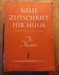 Hartmann, Karl Amadeus und Ernst Thomas  NZ / Neue Zeitschrift fr Musik Nr. 1/1959 