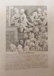 Hogarth, William  Lithographie "Das lachende Parterre" 