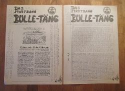 Bodo Ballermann (V.i.S.d.P.)  2 mal Flugblatt Das Startbahn Bulle-Tng 17.3.1985 + 19.5.1985, 3. Jahrgang 