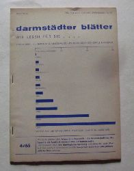 Studentenschaft der Technischen Hochschu  Darmstdter Bltter - wir lesen fr Sie .... Heft 4 / 1965 
