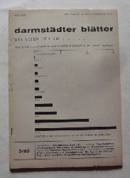 Studentenschaft der Technischen Hochschu  Darmstdter Bltter - wir lesen fr Sie .... Heft 5 / 1965 
