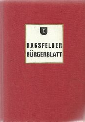 Brgerkommission Hagsfeld  Hagsfelder Brgerblatt 1. Jahrgang Nr. 1 (15. Dezember 1970) bis 7. Jahrgang Nr. 35 (Dezember 1977) (komplett) 