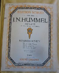 Hummel, Johann Nepomuk  Sonate Es-dur 0513/0514 Op 13 (Halleluja) (Piano-Einzelausgabe) 
