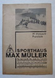 Sporthaus Mller  Wintersport-Preisliste 