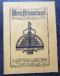 Busse (Hg.), H.E.  Mein Heimatland, Heft 3 - 1929 (Badische Bltter fr Volkskunde, lndliche Wohlfahrtspflege, Familienforschung, Heimatschutz und Denkmalpflege) 
