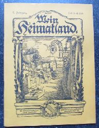 Wingenroth, Max (Hg.)  Mein Heimatland, Heft 3-4, 1920 (Badische Bltter fr Volkskunde, lndliche Wohlfahrtspflege, Heimat- und Denkmalschutz) 