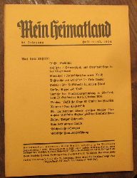 Wingenroth, Max (Hg.)  Mein Heimatland, Heft 11-12, 1934 (Badische Bltter fr Volkskunde, lndliche Wohlfahrtspflege, Familienforschung, Heimatschutz und Denkmalpflege) 