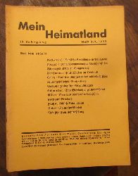 Busse, Hermann Eris (Hg.)  Mein Heimatland, Heft 3/4, 1932 (Badische Bltter fr Volkskunde, lndliche Wohlfahrtspflege, Familienforschung, Heimatschutz und Denkmalpflege) 