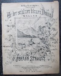 Strauss, Johann  An der schnen blauen Donau Op. 314 (Walzer fr Mnnerchor mit Begleitung, fr Pianoforte zu 2 Hnden) (Gedicht von F. von Gernerth) 