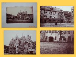anonym  Original-Fotografie hinten betitelt: "Saalfelder Rathaus" (frhes fotografisches Dokument von Saalfeld) 