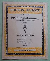 Strauss, Johann  Frhlingsstimmen / Reves de printemps / Voices of Spring (Walzer, Piano) 