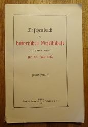 diverse Autoren  Taschenbuch der historischen Gesellschaft des Kantons Aargau fr das Jahr 1912 
