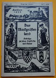 Seith, Karl (Begr.)  Das Markgrflerland 1966 Heft 2 (Beitrge zu seiner Geschichte und Kultur) 