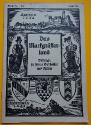 Seith, Karl (Begr.)  Das Markgrflerland 1936 Heft 1 (Beitrge zu seiner Geschichte und Kultur) 