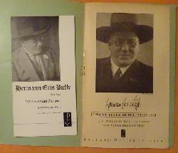 Busse, Hermann Eris  Ein Fhrer in Wort und Bild zum Werk des Dichters (Johann Peter Hebel-Preis 1939) 