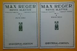 Reger, Max  Bunte Bltter I + II / Feuilles Variees / Various Leaves Opus 36 (Piano Solo; Kleine Stcke + 9 kleine Stcke fr Klavier zu 2 Hnden) 