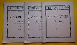 Reger, Max  Drei Duos, Kanons und Fugen im alten Stil fr zwei Violinen Opus 131 b, 2 Violinen (Nr. 1: E-moll; Nr. 2: D-moll; Nr. 3: A Dur) 