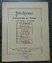 Kreisler, Fritz  Franz Schubert; Moment musical 