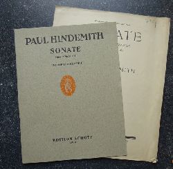 Hindemith, Paul  Sonate Violine und Klavier. Opus 11 No. 2 (in D) 