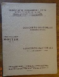 Molter, Johann Melchior  Concerto Pastorale fr Streichorchester und Continuo (Erstdruck / Urtext, hg. Karlheinz Schultz-Hauser) 