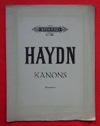 Haydn, Joseph  6 Kanons (Hg. Max Friedlnder) 