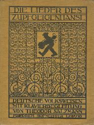 Salzmann, Theodor  Die Lieder des Zupfgeigenhansl (Deutsche Volksweisen mit Klavierbegleitung) 
