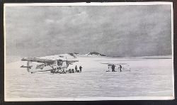   Grukarte des Fliegers der Expedition Roger Feynoul, (Otter and Cessna aircraft establishing depot 250km to the south of base Roi Baudouin (BDAE 1966), (Expeditions Antarctiques Belges; Belgische Antarctische Expedition; Belgian Antarctic Expeditions) 