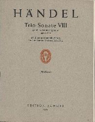 Hndel, Georg Friedrich  Trio-Sonate VIII (g-moll / sol-mineur / g-minor, 2 Violinen und Cembalo (Piano), Viola da Gamba (Violoncello), Hg. Franz Willms) 