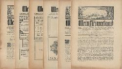 Busse (Hg.), H.E.  Mein Heimatland, Heft 1-6 / 1922 (Badische Bltter fr Volkskunde, lndliche Wohlfahrtspflege, Familienforschung, Heimatschutz und Denkmalpflege) 