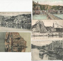 ohne Autor  6 Ansichtskarten Dinant (Vue Panoramique sur le Pont) 