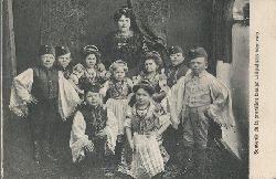 ohne Autor  Ansichtskarte Souvenir de la Premiere troupe Liliputiens hongrois 