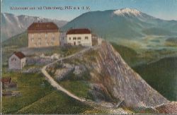 ohne Autor  Ansichtskarte Watzmannhaus mit Untersberg 1927 m..M. 