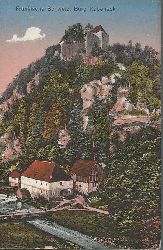 ohne Autor  Ansichtskarte Frankische Schweiz Burg Rabeneck 